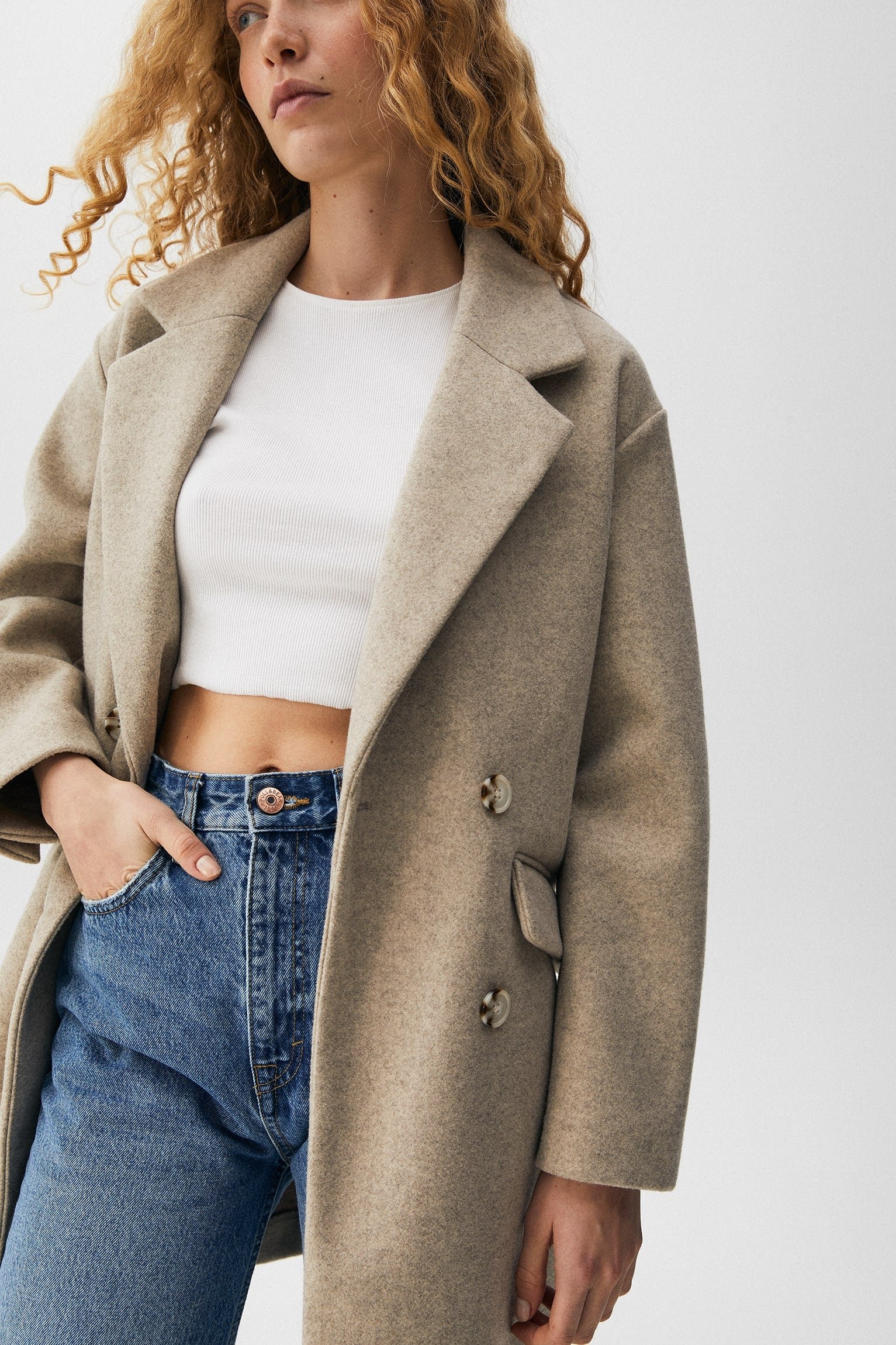 Double-Breasted Coat - الصورة 3