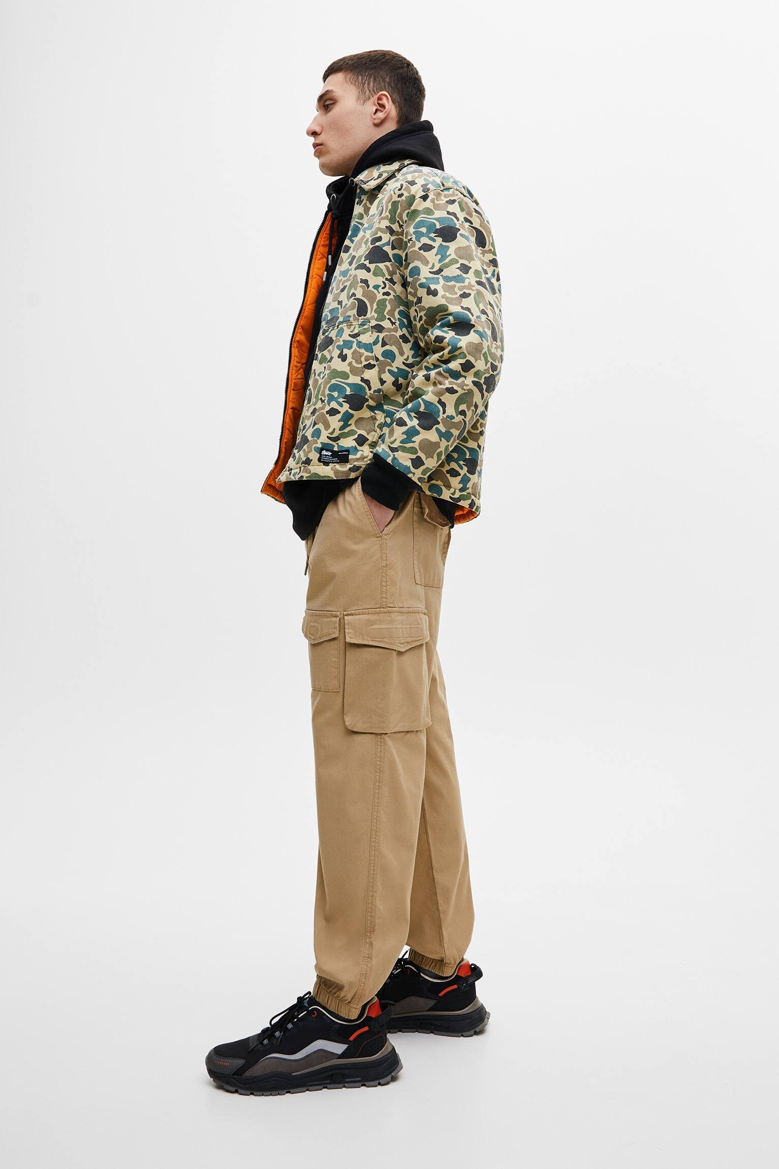 Ripstop Cargo Trousers With Pockets - الصورة 4