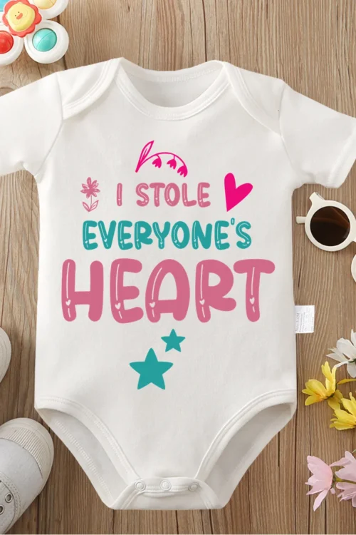 ولد بسبب الحب طباعة رائعة ملابس قطنية نقية مريحة نيسيي ارتداءها للطفل بذلة لحديثي الولادة 0 إلى 12 شهرا