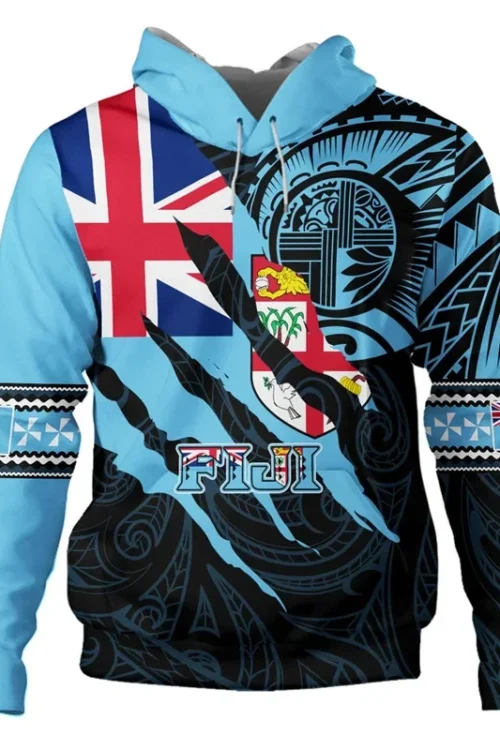 كنزات بغطاء رأس بطباعة بولينيزية للرجال والأطفال ، كنزات أفريقية ثلاثية الأبعاد ، كنزة رياضية بغطاء رأس ، طراز تابا ، أزياء الشارع الجديد ، أفريقيا ، Y2K