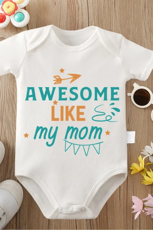 ملابس نيسيي قطن 100% أفضل طفل في العالم مطبوع بدلة مريحة للأطفال حديثي الولادة من عمر 0 إلى 12 شهرًا