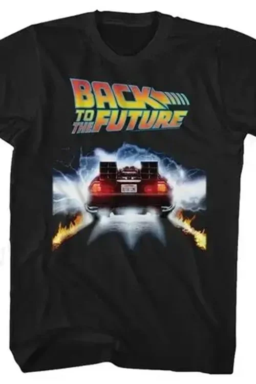 تي شيرت Back To The Future Delorean للسيدات 2026 تي شيرت برسومات أفلام الثمانينيات بتصميم ريترو تي شيرت نوستالجي من القطن بأكمام قصيرة