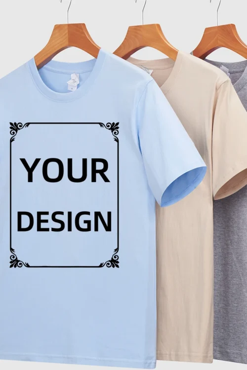 تي شيرت مخصص بطباعة خاصة بك | تي شيرت رجالي مخصص | قمصان تي شيرت مخصصة عالية الجودة
