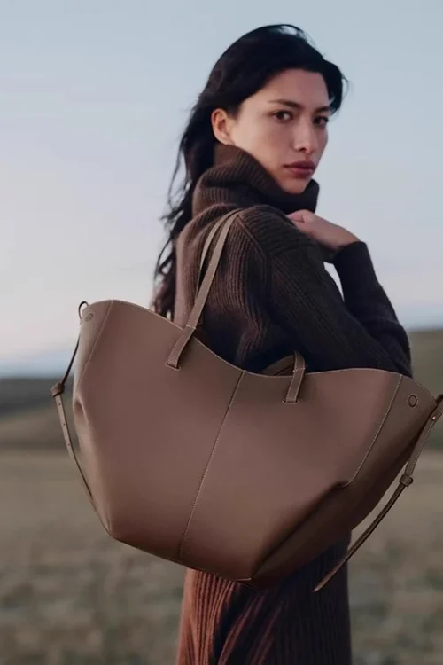 حقيبة نسائية جديدة على الطراز الفرنسي لعام 2025 على شكل جناح تحت الإبط – حقيبة يد ذات سعة كبيرة على شكل جناح للنساء حقيبة سفر محمولة باليد